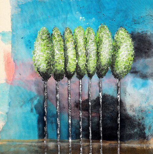 Knowing the presence von POOVI ART, Malerei kaufen auf Singulart
