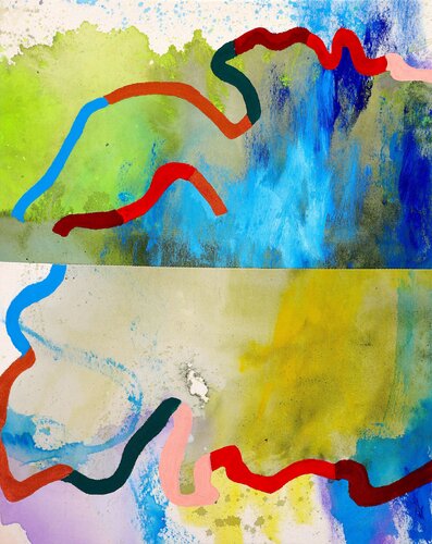 Without our consent van POOVI ART, Schilderij te koop op Singulart