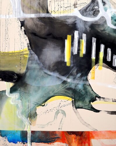 Whaty weighs you down van POOVI ART, Schilderij te koop op Singulart