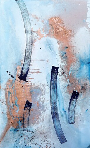 To The Moon di POOVI ART, Pittura in vendita su Singulart