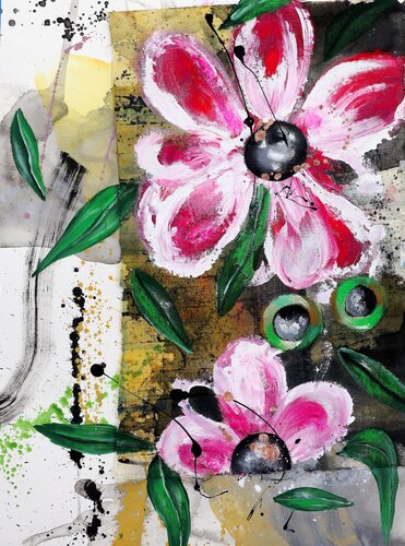Let's bloom again by POOVI ART, Painting for Sale on Singulart
