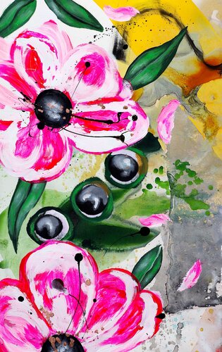 Whispers of hope von POOVI ART, Malerei kaufen auf Singulart