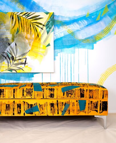 Allure - Signature Beanch by POOVI ART, 섬유 예술 for Sale on Singulart