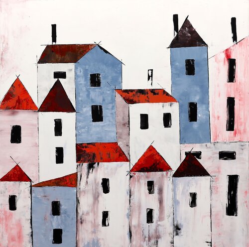 Open your heart van POOVI ART, Schilderij te koop op Singulart