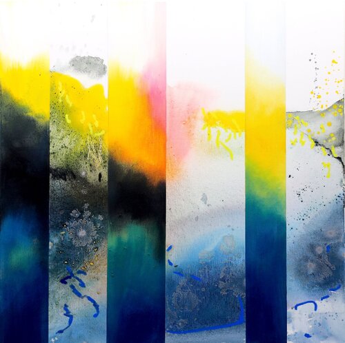 Tommorrow's light, yesterday's shadow di POOVI ART, Pittura in vendita su Singulart