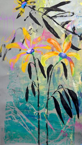 The moment nature held me van POOVI ART, Schilderij te koop op Singulart