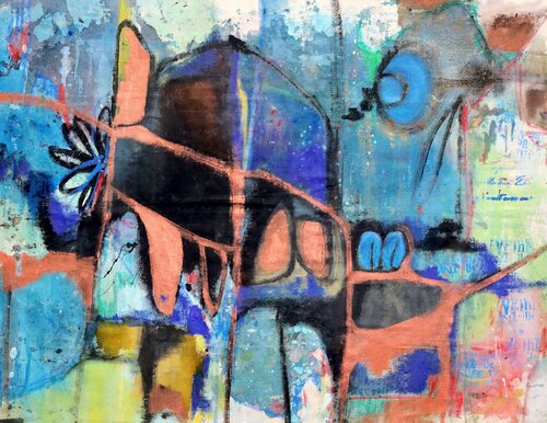 I kept moving di POOVI ART, Pittura in vendita su Singulart