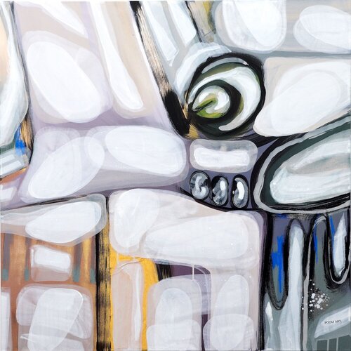 Minimal Abstract- Where I disappear 02 von POOVI ART, Malerei kaufen auf Singulart