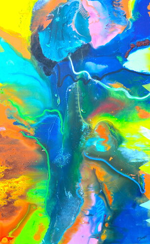 Abstract - Because hopes are high by POOVI ART, Painting for Sale on Singulart