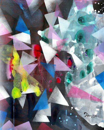 You give me butterflies van POOVI ART, Werk op papier te koop op Singulart