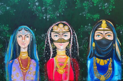 Hijab di POOVI ART, Pittura in vendita su Singulart