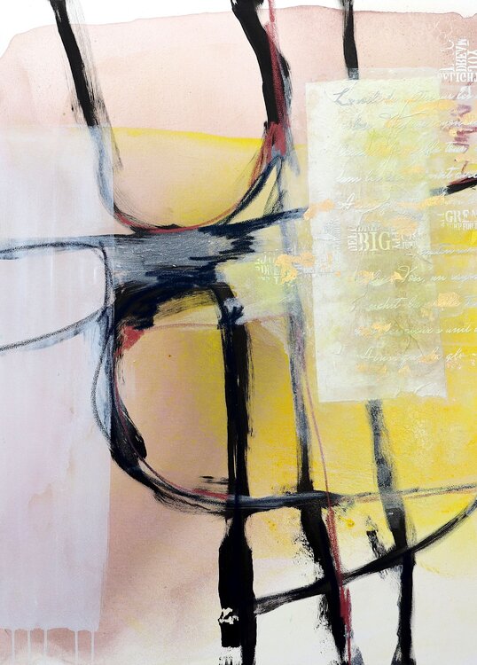 Abstraction Blush POOVI ART