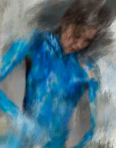 Blue par johan van dreven, Digital en vente sur Singulart