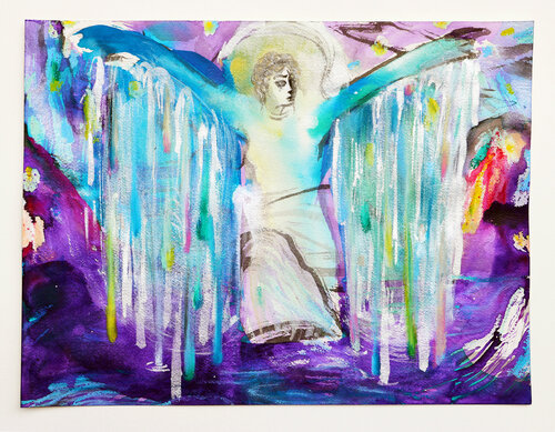 Europa's Tears by Niki Singleton, 종이 for Sale on Singulart