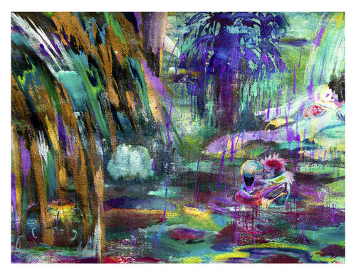 Pride in the Garden van Niki Singleton, Werk op papier te koop op Singulart
