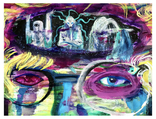 Self-Portrait par Niki Singleton, Œuvre sur papier en vente sur Singulart