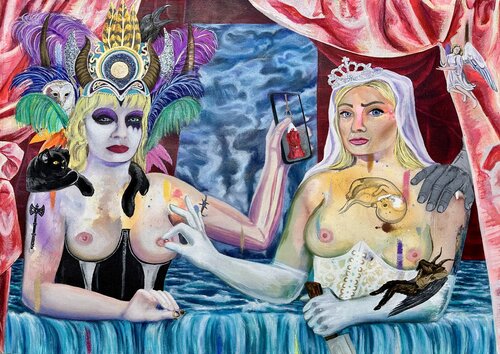 Doppelganger by Niki Singleton, Work on Paper for Sale on Singulart