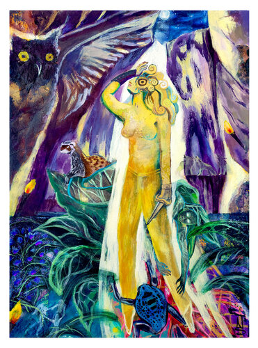 Hekate's Cave par Niki Singleton, Œuvre sur papier en vente sur Singulart