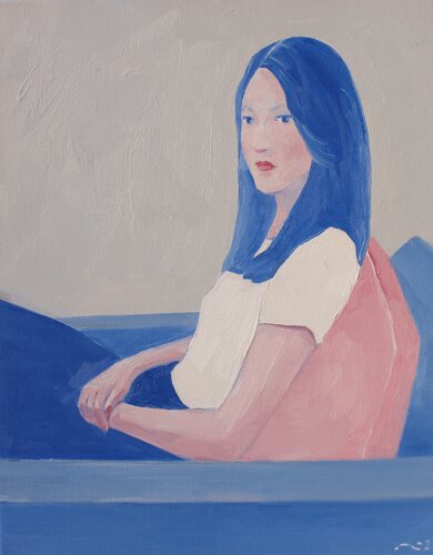 The Wait van Li Lee-Archer, Schilderij te koop op Singulart