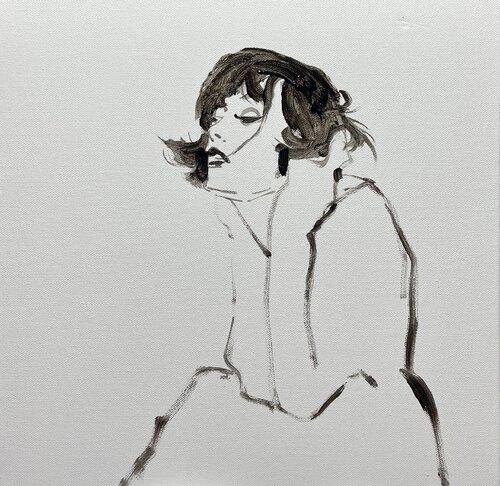 Fashion Illustration Study 3 van Li Lee-Archer, Schilderij te koop op Singulart