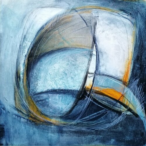 Little drop of poisson  No. 9 8 21 by Vera Jochum, Painting for Sale on Singulart