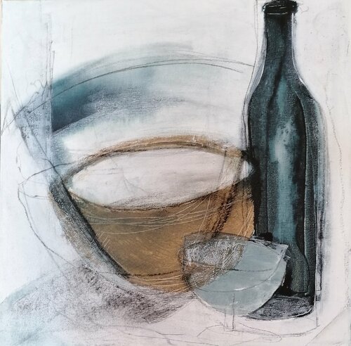 Time with friends , Serie #1   No. 25 8 21 di Vera Jochum, Pittura in vendita su Singulart