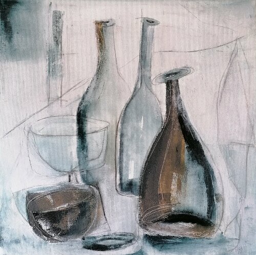 Time with friends , Serie #2   No. 26 8 21 van Vera Jochum, Schilderij te koop op Singulart