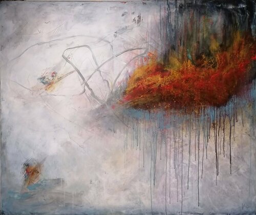 Far beyond infinity   No. 10 11 21 par Vera Jochum, Peinture en vente sur Singulart
