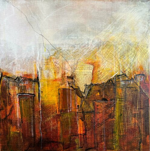 Smoke on the water  No. 2 7 22 von Vera Jochum, Malerei kaufen auf Singulart