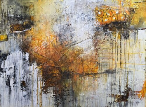 Yellow awareness No. 7 9 22 van Vera Jochum, Schilderij te koop op Singulart