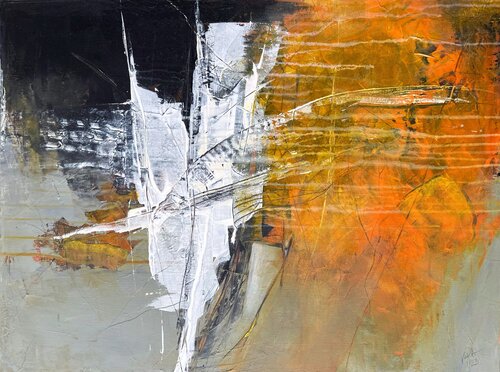 Meeting with a Koi No. 1 / 1 / 23 de Vera Jochum, Pintura a la venta en Singulart
