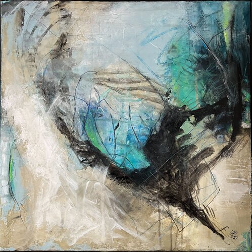 Black Bird, No. 1 / 4 / 23 di Vera Jochum, Pittura in vendita su Singulart