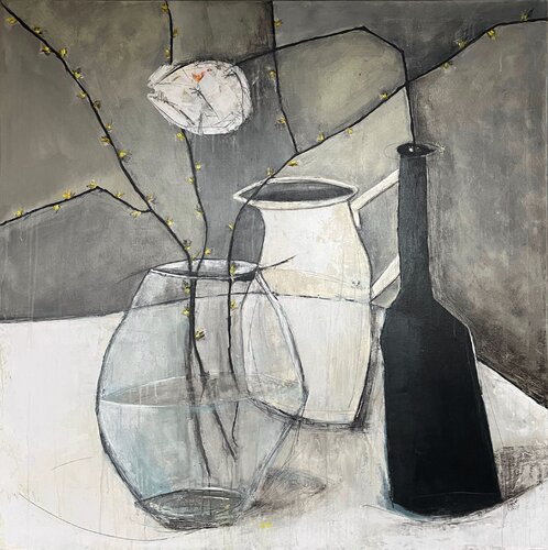 Flowers, Serie #1 Forsythia   No. 2 5 23 Vera Jochum