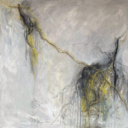 History of the last green leaf, No.   01 11 23 von Vera Jochum, Malerei kaufen auf Singulart