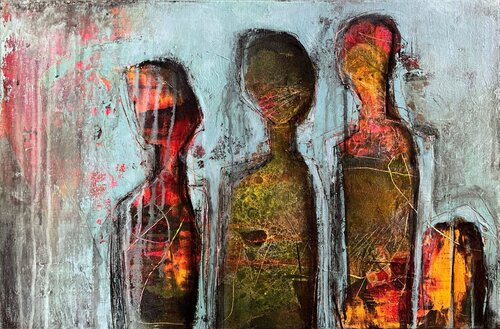 Let's Talk!    No. 05 03 24 by Vera Jochum, Painting for Sale on Singulart