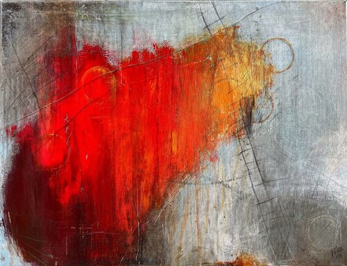 Stairs to cloud nine, N° 01 08 24 by Vera Jochum, Painting for Sale on Singulart
