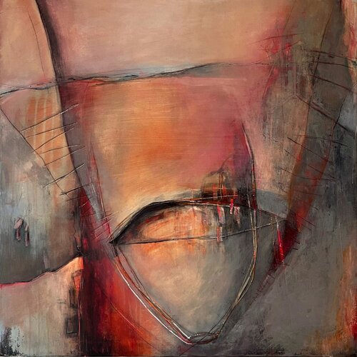 Sir Oblong-Fitz-Oblong, N° 01 10 24 van Vera Jochum, Schilderij te koop op Singulart
