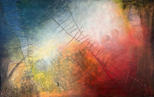 Chasing that life N° 4,   01 10 24 van Vera Jochum, Schilderij te koop op Singulart