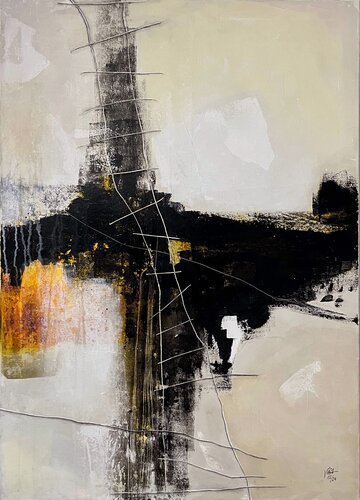 Found a way through the horizon,   N° 04 12 24 von Vera Jochum, Malerei kaufen auf Singulart