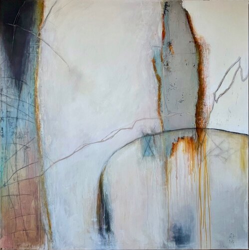 Where the sun drops into the sea, N° 01 04 25 van Vera Jochum, Schilderij te koop op Singulart