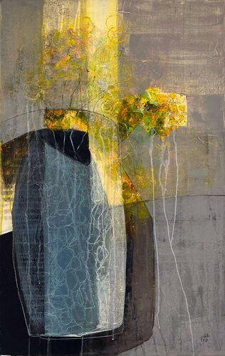 Yellow Buds, N° 05 04 25 di Vera Jochum, Pittura in vendita su Singulart