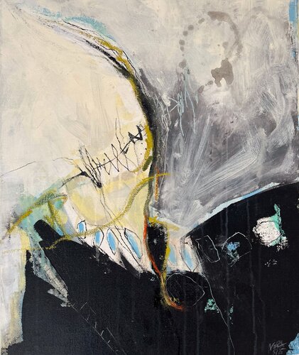 Summer breeze on the beach, N° 01 05 25 by Vera Jochum, 회화 for Sale on Singulart