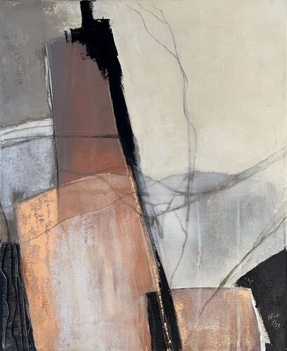 Between the lines, N° 03 05 25 di Vera Jochum, Pittura in vendita su Singulart