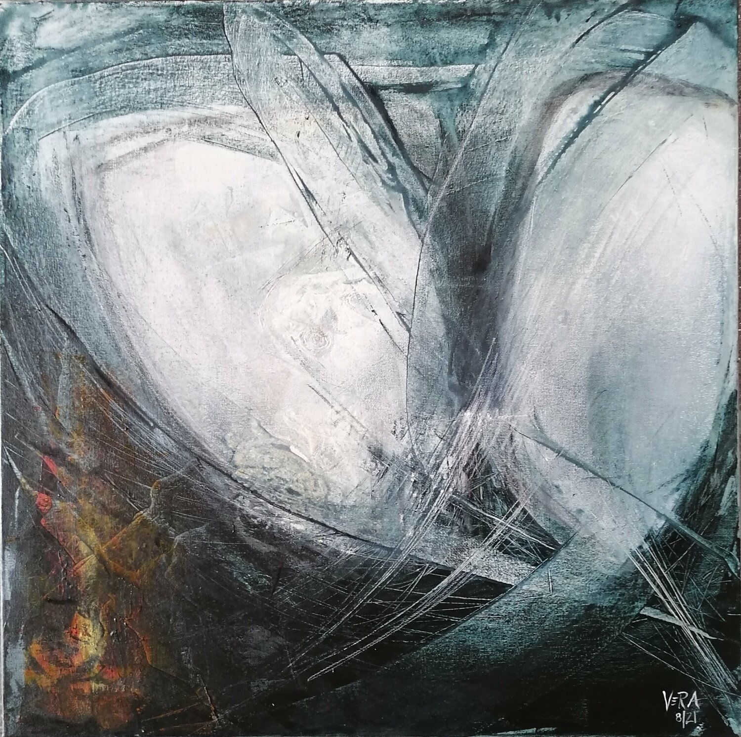 Feelings from the ashes  No. 28 8 21 Vera Jochum Originalgemälde zu verkaufen