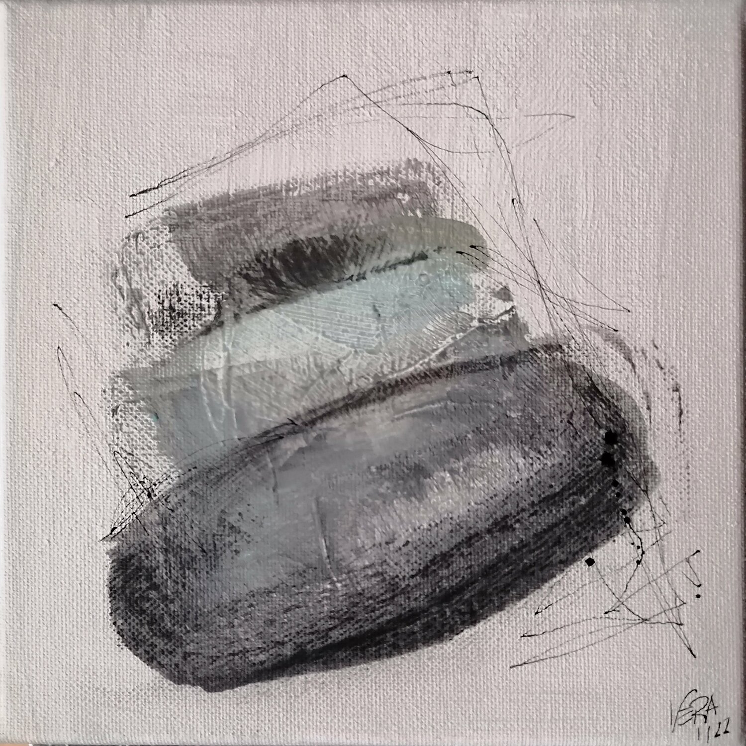 Six little fleeting thoughts / 1   No. 2 1 22 Vera Jochum Originalgemälde zu verkaufen