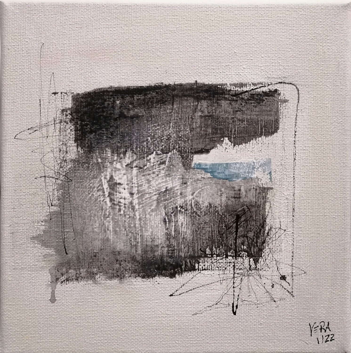 Six little fleeting thoughts / 4   No. 5 1 22 Vera Jochum Originalgemälde zu verkaufen