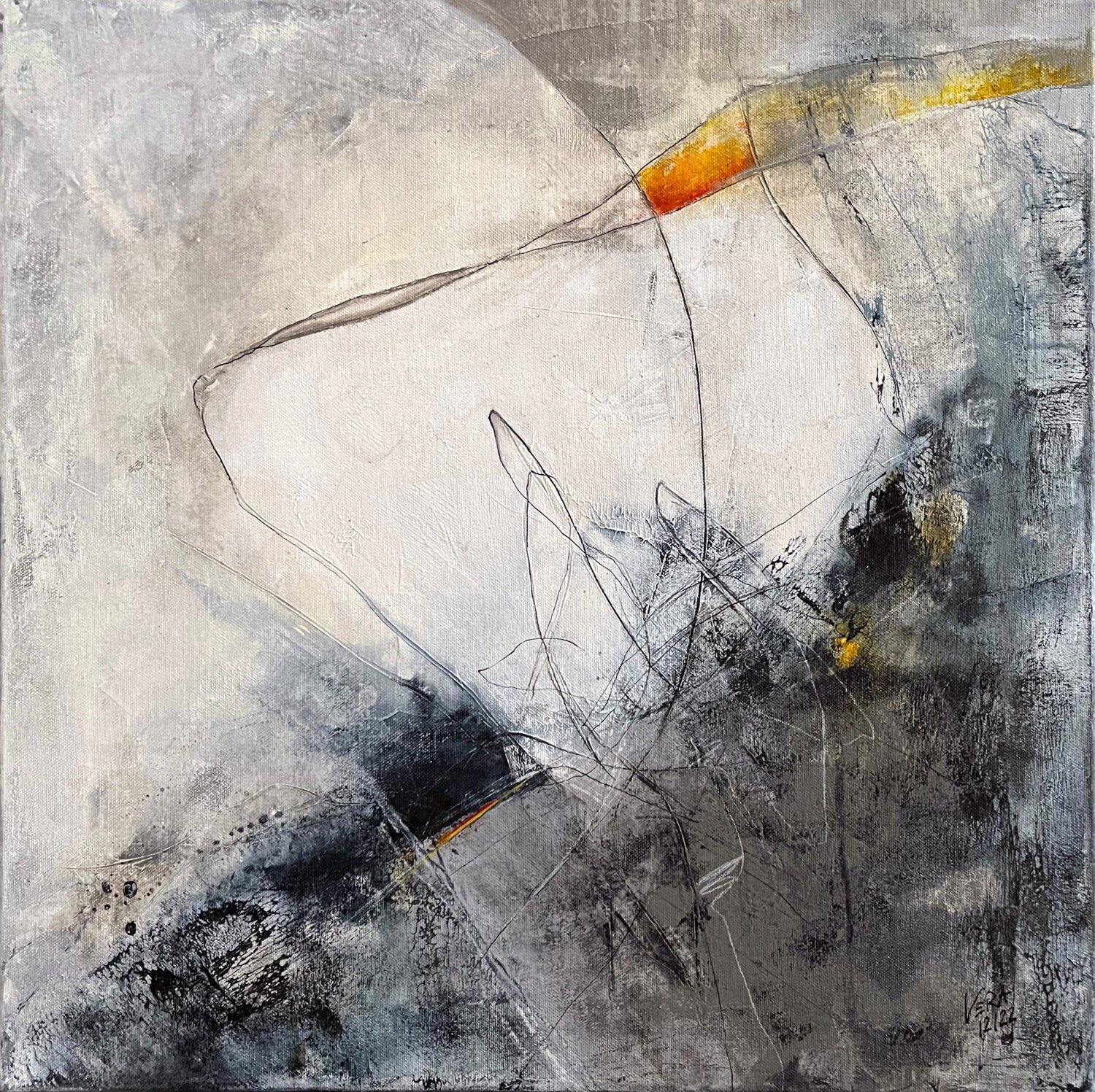 The first frost , No. 1 12  22 Vera Jochum Dipinto originale in vendita