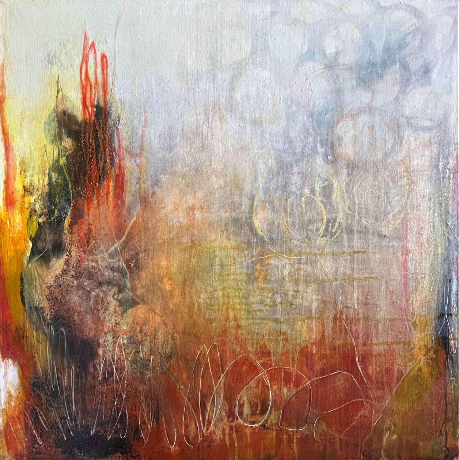 From the edge of time, No. 03 02 24 Vera Jochum Originalgemälde zu verkaufen