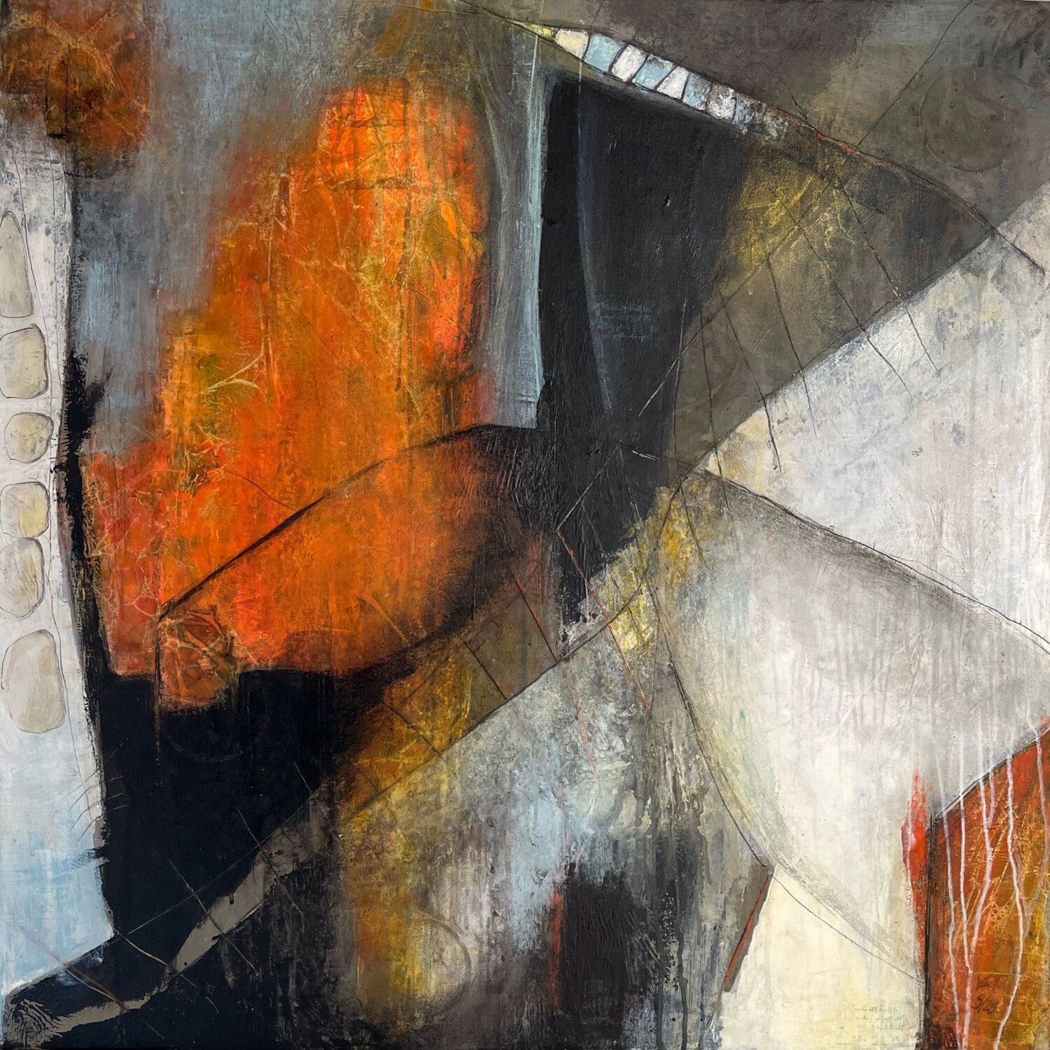 Echo of a Form II, N° 01 09 25 Vera Jochum Originalgemälde zu verkaufen