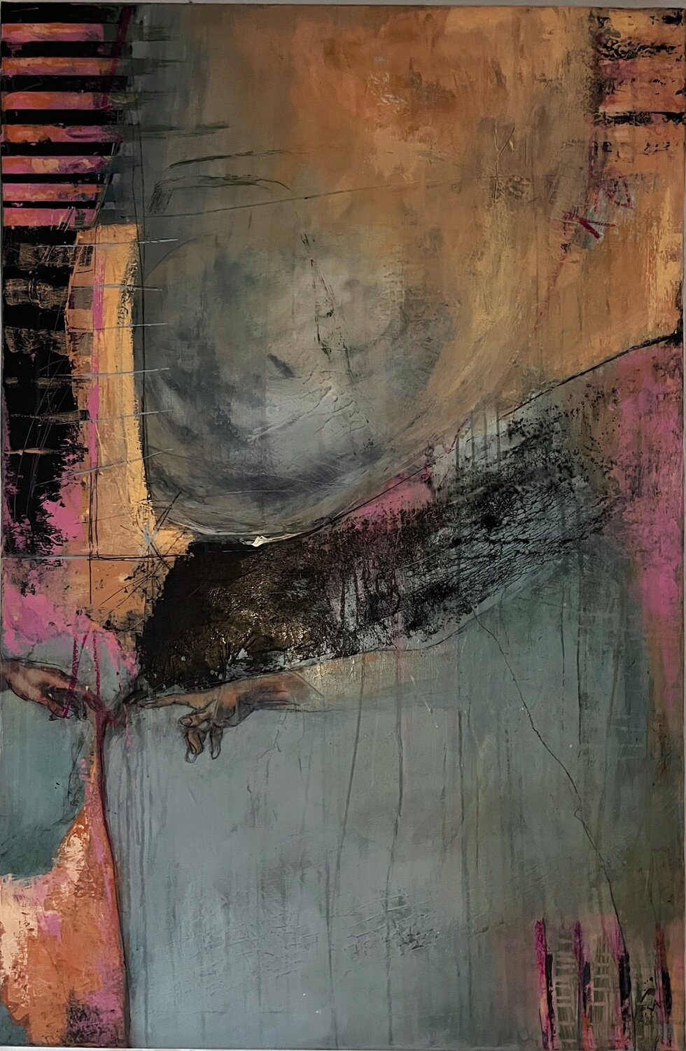 A fractured balance, N° 02 02 26 Vera Jochum Originalgemälde zu verkaufen